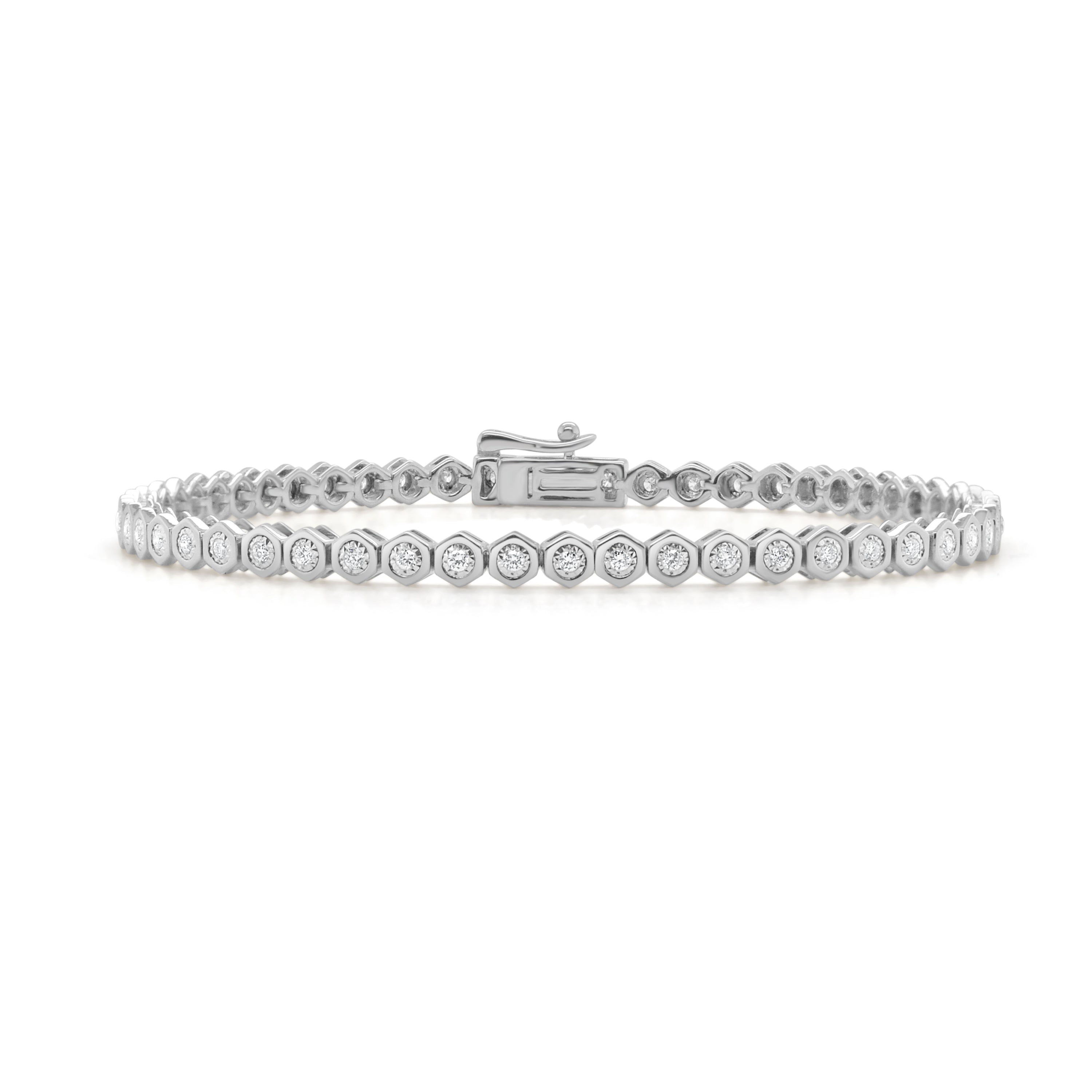 14K Gold Diamond Bracelet - 0.57 CT
