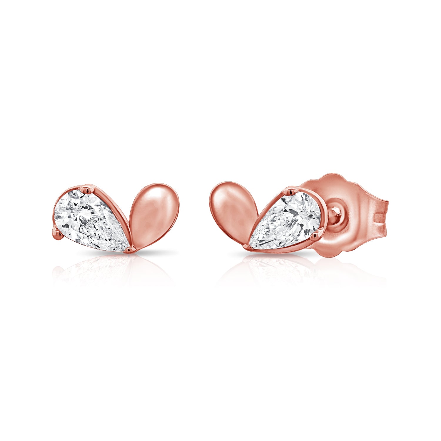 14K Gold Diamond Stud Earring - 0.29 CT