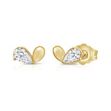 14K Gold Diamond Stud Earring - 0.29 CT