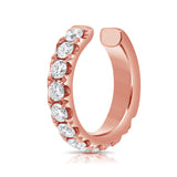 14K Gold Single Diamond Ear Cuff- 0.41 CT