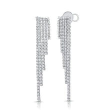 Load image into Gallery viewer, 14K Gold &amp; Diamond Dangle Earrings