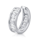 14K Gold Single Diamond Baguette Ear Cuff - 0.64 CT
