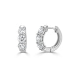 14K Gold Diamond Huggie - 1.27 CT