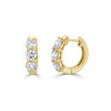 14K Gold Diamond Huggie - 1.27 CT
