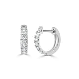 14K Gold Diamond Huggie- 0.30 CT