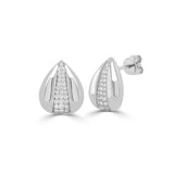 14K Gold Diamond Earrings - 0.32 CT