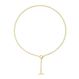 14K Gold Diamond Lariat Necklace - 2.92 CT