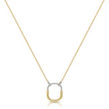 14K Gold Diamond Necklace- 0.09 CT