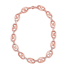 Load image into Gallery viewer, 14K Gold &amp; Diamond Link Necklace