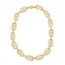 Load image into Gallery viewer, 14K Gold &amp; Diamond Link Necklace