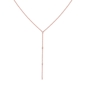 14K Gold & Diamond Larriet Necklace