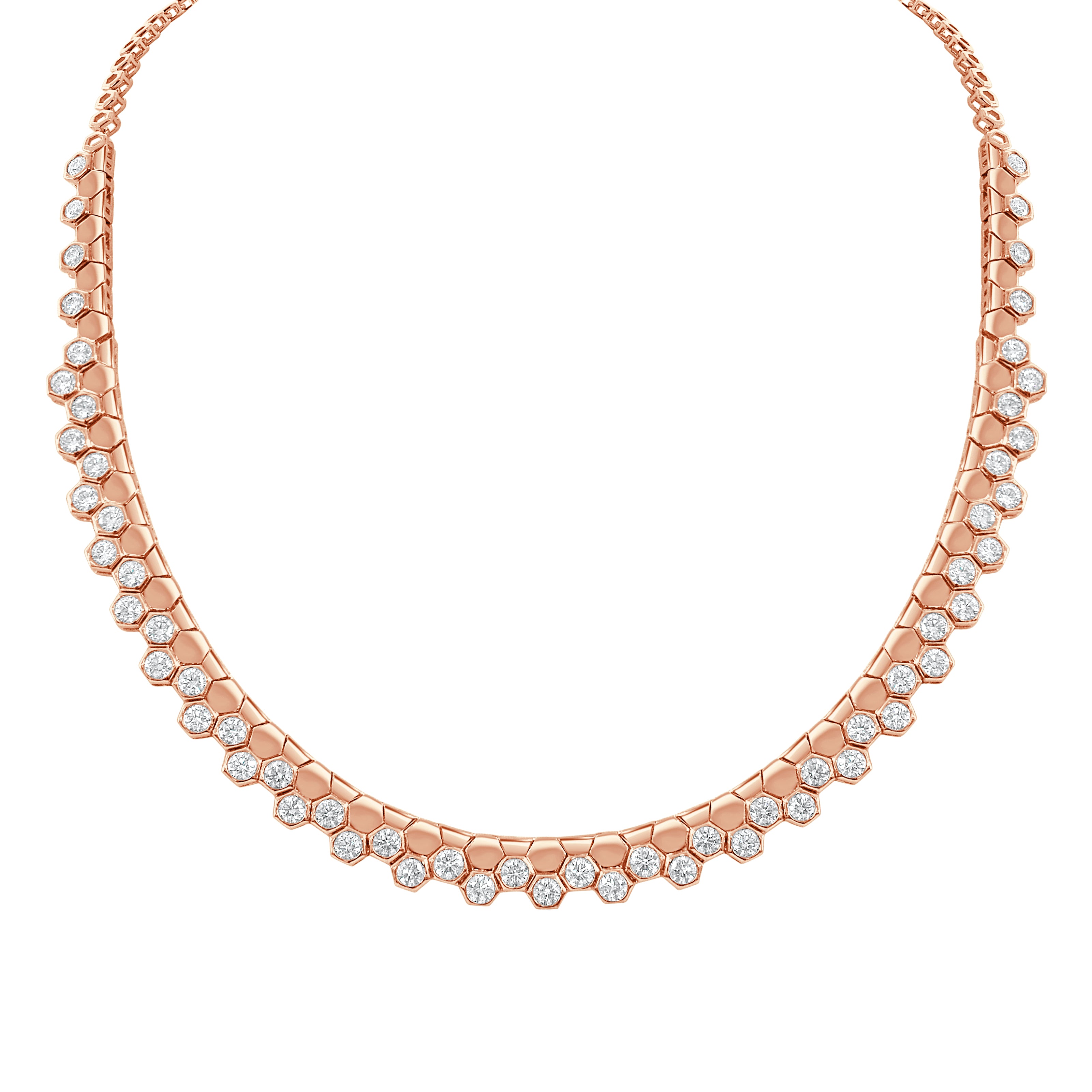 14K Gold Diamond Necklace- 5.15 CT