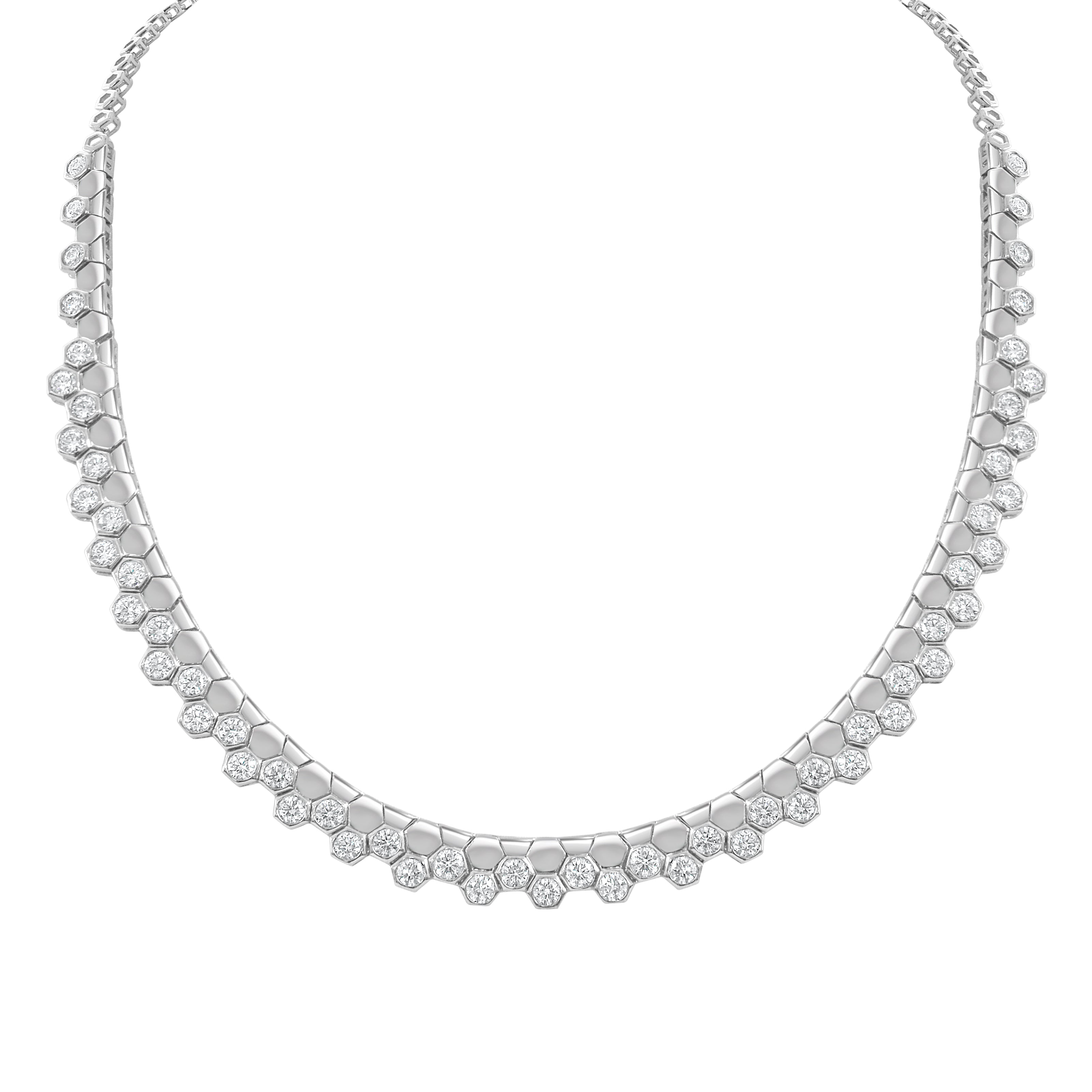 14K Gold Diamond Necklace- 5.15 CT