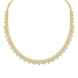 14K Gold Diamond Necklace- 5.15 CT