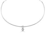 14K Gold Mixed Fancy Shape Diamond Necklace - 0.60 CT