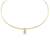 14K Gold Mixed Fancy Shape Diamond Necklace - 0.60 CT