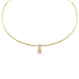 14K Gold Mixed Fancy Shape Drop Diamond Necklace - 0.67 CT