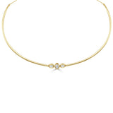 14K Gold Mixed Fancy Shape Diamond Necklace - 0.53 CT