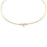 14K Gold Mixed Fancy Shape Diamond Necklace -0.48 CT