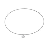 14K Gold Marquise Diamond Necklace - 0.38 CT