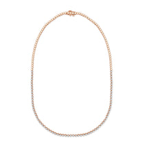 Load image into Gallery viewer, 14K Gold &amp; Diamond Tennis Necklace