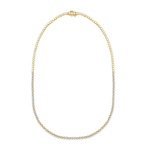 14K Gold & Diamond Tennis Necklace