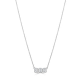 14K Gold & Emerald Cut 3-Stone Necklace - 0.46ct
