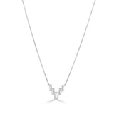 14K Gold & Baguette Diamond Necklace - 0.65ct