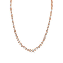 Load image into Gallery viewer, 14K Gold Diamond Tennis Necklace