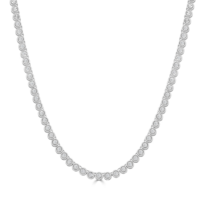 14K Gold & Bezel-Set Diamond Graduate Necklace