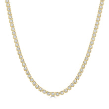 Load image into Gallery viewer, 14K Gold &amp; Bezel-Set Diamond Graduate Necklace