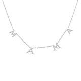 14K Gold MAMA Necklace - 0.16 CT