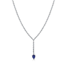 Load image into Gallery viewer, 14k Gold Diamond &amp; Gemstone Drop Necklace