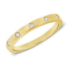 Load image into Gallery viewer, 14k Gold &amp; Diamond Band
