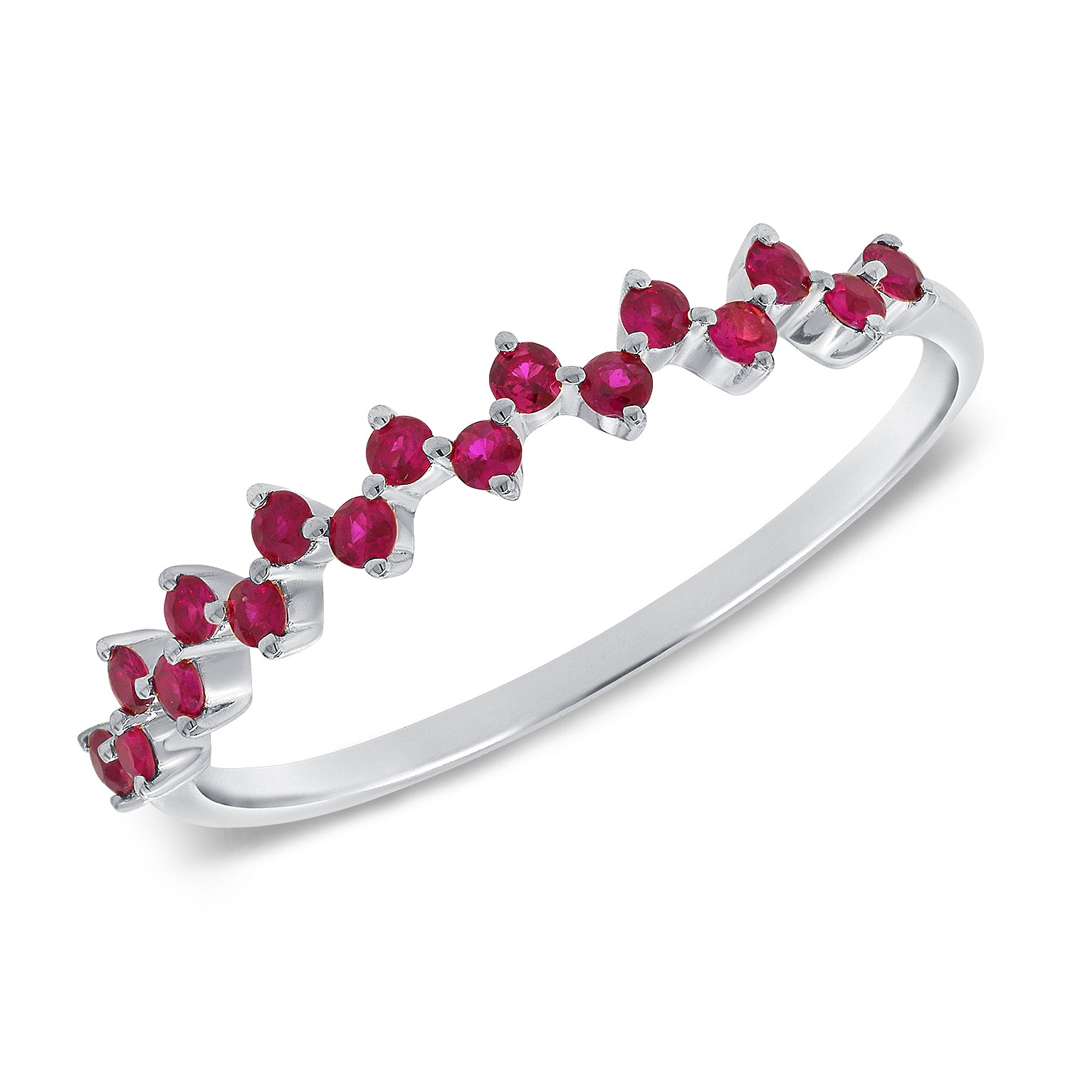 14K Gold Ruby Band - 0.23 CT