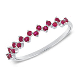 14K Gold Ruby Band - 0.23 CT