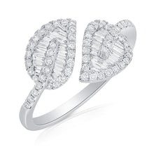 Load image into Gallery viewer, 14K Gold &amp; Diamond Leaf Wrap Ring