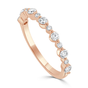 14K Gold & Diamond Stackable Ring