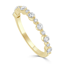 Load image into Gallery viewer, 14K Gold &amp; Diamond Stackable Ring