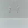 14k Gold & Diamond Huggie Earrings- 0.09 ct.