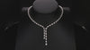 18K Gold Pear & Emerald Cut Diamond Necklace - 16.79ct