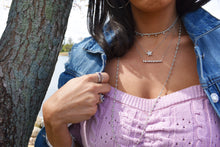 Load image into Gallery viewer, 14k Gold &amp; Diamond Adjustable Choker Necklace