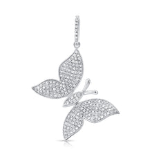 Load image into Gallery viewer, 14k Gold &amp; Diamond Butterfly Charm