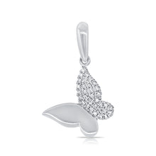 Load image into Gallery viewer, 14k Gold &amp; Diamond Butterfly Charm