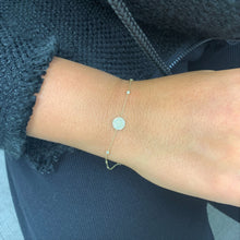 Load image into Gallery viewer, 14k Gold &amp; Diamond Circle Bracelet