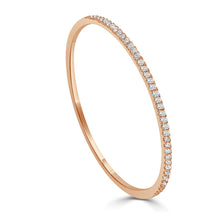 Load image into Gallery viewer, 14k Gold &amp; Diamond Bangle