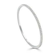Load image into Gallery viewer, 14k Gold &amp; Diamond Bangle