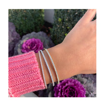 Load image into Gallery viewer, 14k Gold &amp; Diamond Bangle