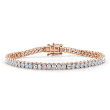 Load image into Gallery viewer, 14k Gold Oval Diamond Tennis Bracelet