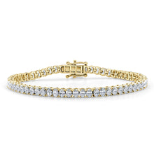 Load image into Gallery viewer, 14k Gold Oval Diamond Tennis Bracelet